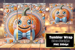FRESH PNG for 20oz Tumbler Design , Cute Pumpkin Product Image 1