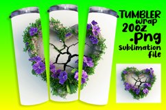 Romantic 3D Heart Tumbler Art Product Image 1