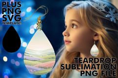 Sweet Teardrop Earrings ART IDEAS, Spring Product Image 1