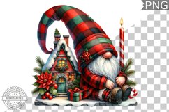 Christmas Gnome Sublimation - Clipart PNG Design Product Image 1