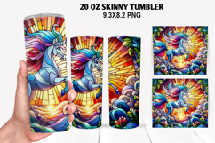 Skinny Tumbler 20oz Wrap Design, Summer Tumble PNG Design Product Image 1
