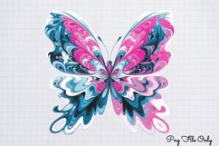 Smoke Butterflies Clipart PNG Product Image 1