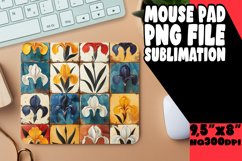 Elegant Blossom Bonanza Sublimation Mouse Pad Design PNG Product Image 1