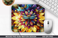 Flowers Mouse Pad Sublimation, Summer Mouse Pad PNG Product Image 1