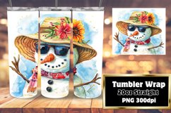 Tropical Treats: Christmas Snowman Wraps Product Image 1