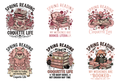 Coquette Spring Reading Sublimation Product Image 8