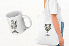 Vintage Zodiac Signs Clipart Product Image 4