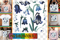 FUN PNG Designs for TSHIRTS, Flower Pattern Product Image 1