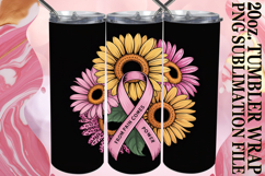 Cozy Nights 20oz tumbler wrap, Breast Cancer Product Image 1