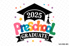 2025 Preschool Graduate svg | Graduation Svg | Svg Files Product Image 1