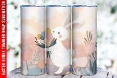 Easter Bunny Tumbler Wrap | 20oz Straight &amp; Tapered Tumbler Product Image 1