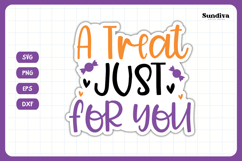 Halloween Small Business Packaging Sticker | A Treat Product Image 3