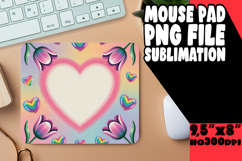 Blissful MOUSE MAT PNG Style, Flowers Product Image 1