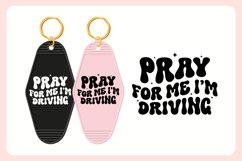 Funny Driving Motel Keychain SVG Vol.2 | Pray For Me Product Image 3