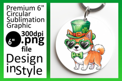 Sophisticated Round Design Car Coaster , St Patrick Product Image 1