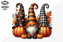 Halloween Gnomes Sublimation - Clipart PNG Design Product Image 1