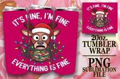 Blissful love 20oz tumbler wrap, Xmas Product Image 1