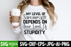 Sarcastic Sublimation PNG |Funny Sarcastic SVG Cut Files Product Image 1