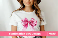 Coquette Easter Bow Sublimation PNG Product Image 2