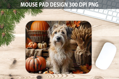 Dog Mouse pad Sublimation - Thanksgiving PNG Design Product Image 1