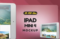 iPad Mini 4 Mockup Product Image 2
