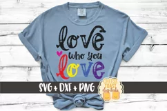 Gay Pride SVG | Love Who You Love Product Image 1