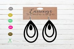 Earrings SVG,earrings template earrings cut file, earrings Product Image 1