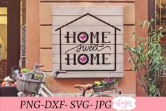 Home Sweet Home SVG | Farmhouse Sign Cut File Product Image 4