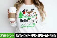 Have a Holly Jolly Christmas SVG Cut File,Christmas SVG Product Image 1