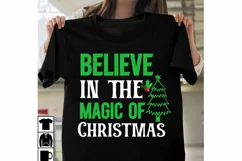 Believe in the Magic of Christmas SVG Cut File,Christmas SVG Product Image 1
