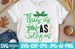This is As Jolly As SVG Design | Christmas SVG Design Product Image 3