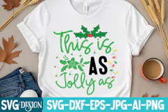 This is As Jolly As SVG Design | Christmas SVG Design Product Image 3