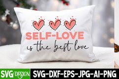 Self-Love is the best love SVG Design,Self-Love is the best Product Image 1