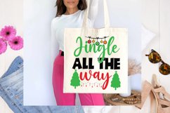 Jingle All the Way SVG Cut File,Jingle All theWay SVG Quotes Product Image 3