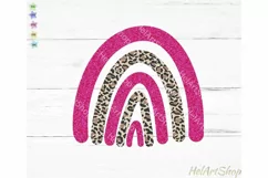 Valentine Rainbow PNG, Valentines day png Product Image 1