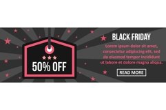 Black friday banner horizontal concept Product Image 1
