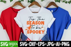 Tis The Season To be Spooky SVG Cut File,Halloween SVGDesign Product Image 1