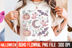 Spooky Floral Halloween Vector Design | Gothic Flowers Product Image 2
