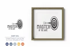 Darts SVG | Master of the Game SVG | Bulls Eye SVG Product Image 1