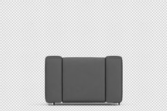 Isometric Arm Chair 3D isolated render Product Image 1