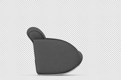 Isometric Arm Chair 3D isolated render Product Image 1