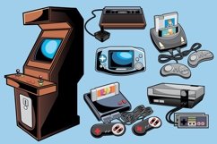 Retro Game Console Vector Pack Product Image 1