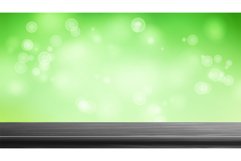 Wood Table Top Vector. Brown Bokeh Abstract Natural Product Image 1