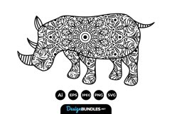 Rhino Mandalas Product Image 1