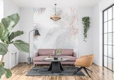 Wall mockup - Wallpaper mockup - Living room Product Image 6