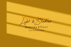 Window Sunlight Shadow Overlay Effect Mockup Product Image 1