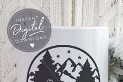 Train Mountain Scene - SVG EPS DXF PNG PDF JPG Product Image 5