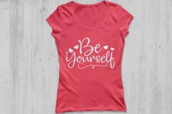Be yourself svg, Inspirational quote svg, Svg sayings. Product Image 2