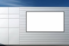 Commercial wall Fascia Logo Signage Mockup Product Image 1