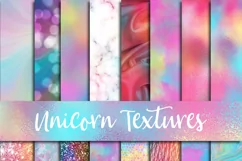 Unicorn Textures Digital Paper - Free Design of The Week Product Image 1